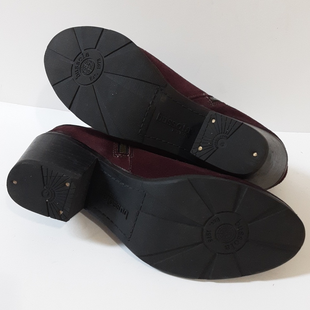 Bussola ankle boots Women EU40 Reikiavik Cabernet burgundy suede casual festival - Picture 10 of 15
